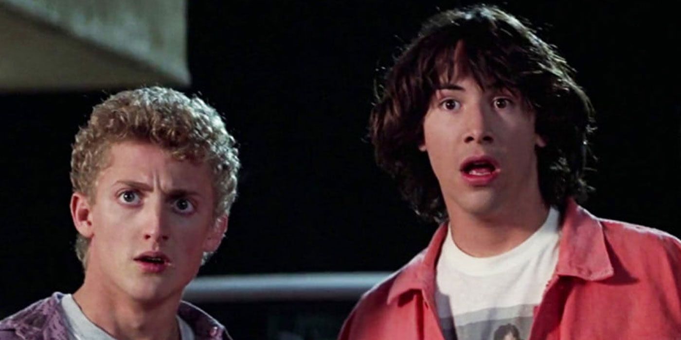 Bill and Ted in Bill and Ted's Excellent Adventure