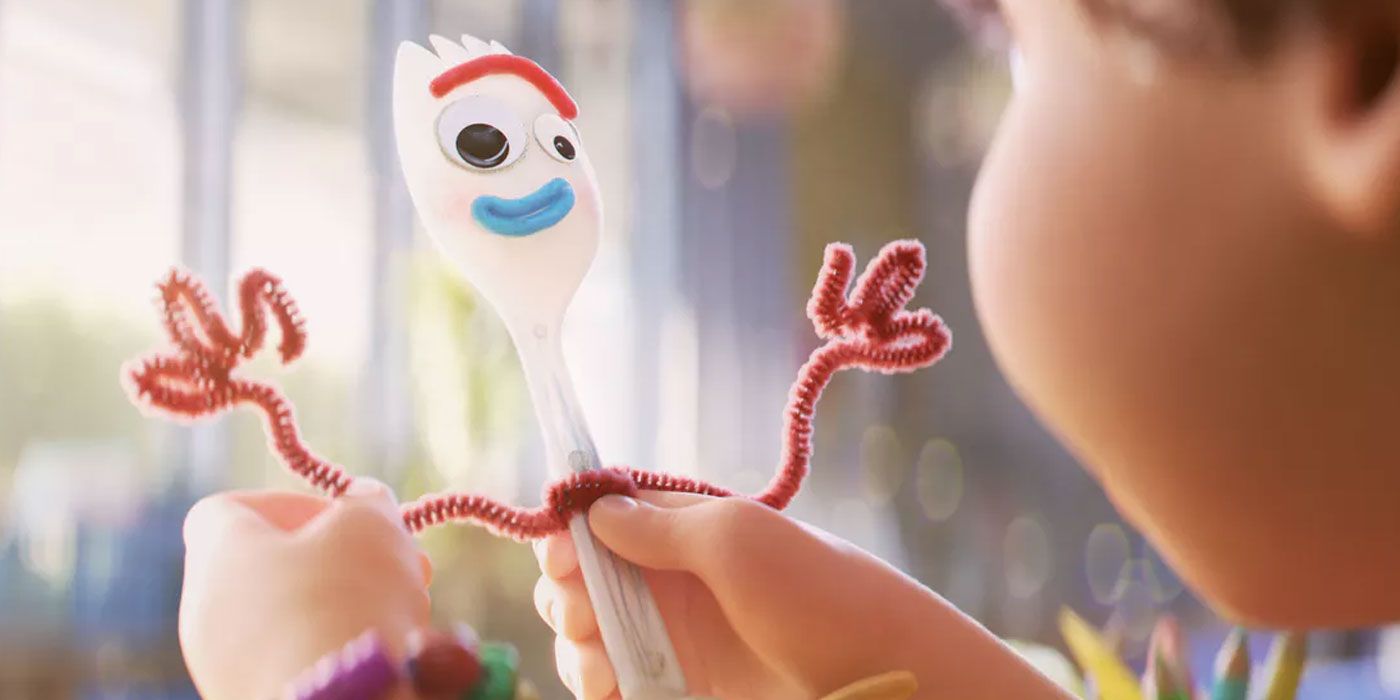 Bonnie creates Forky in class in Toy Story 4.