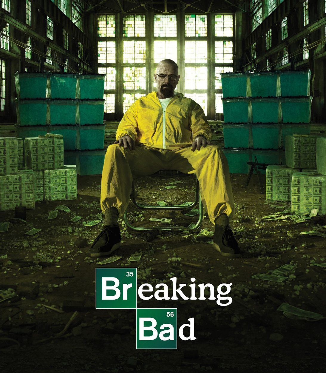 Bryan Cranston as Walter White in Breaking Bad Poster