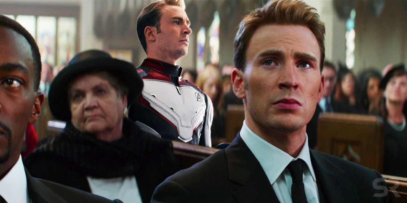 Captain America at Peggy Carter Funeral Twice in Captain America Civil War