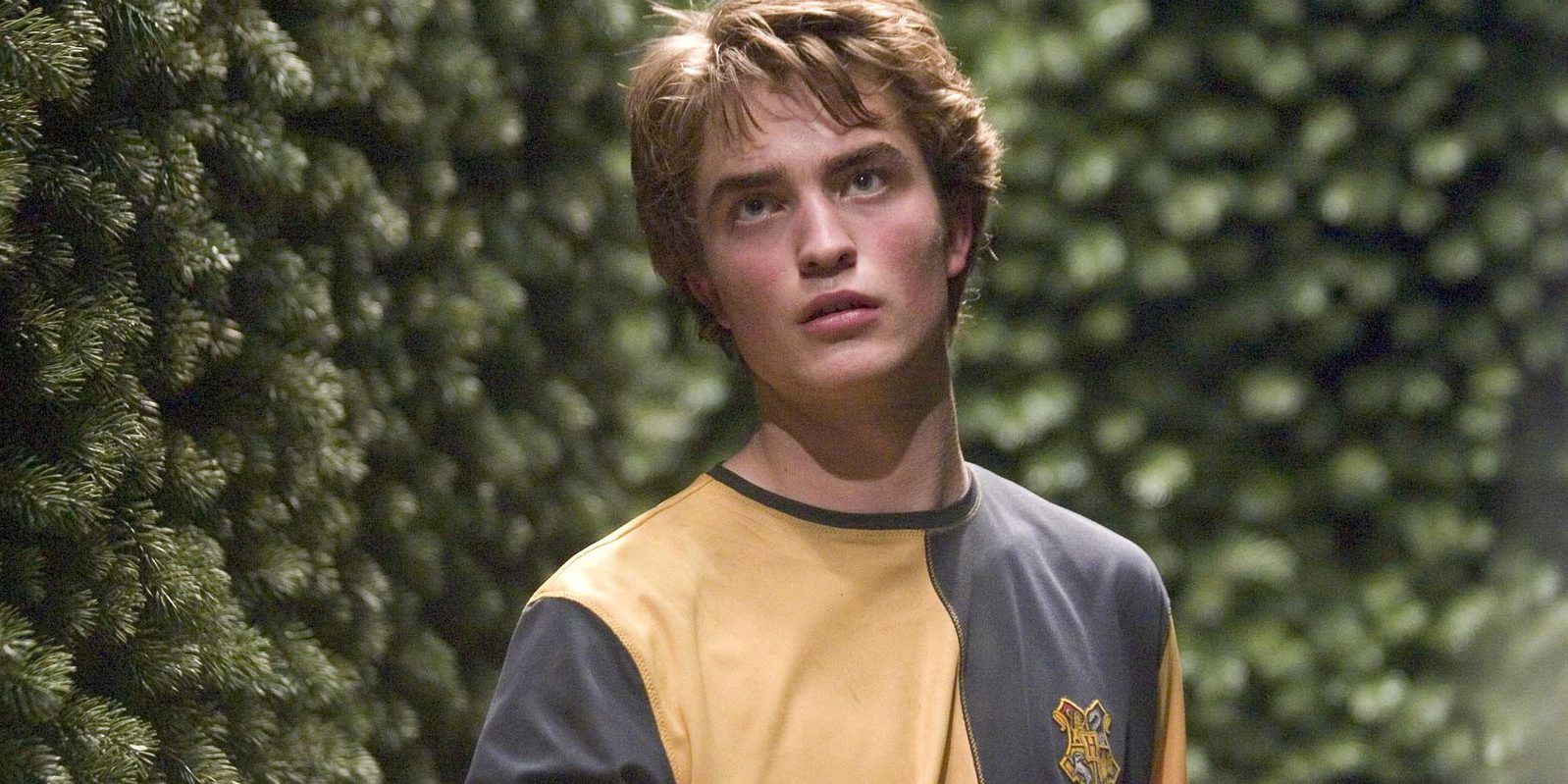 Cedric competing in the Goblet of Fire.