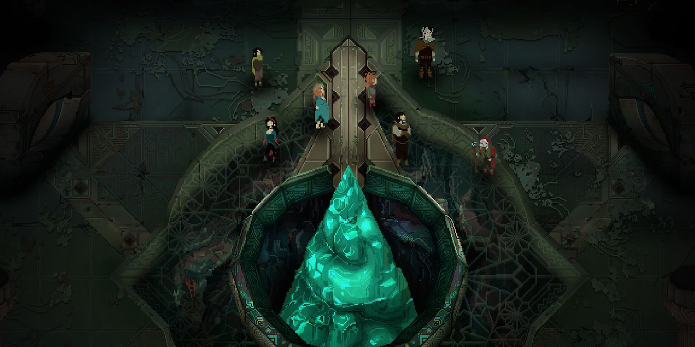 Children of Morta Giant Green Rock