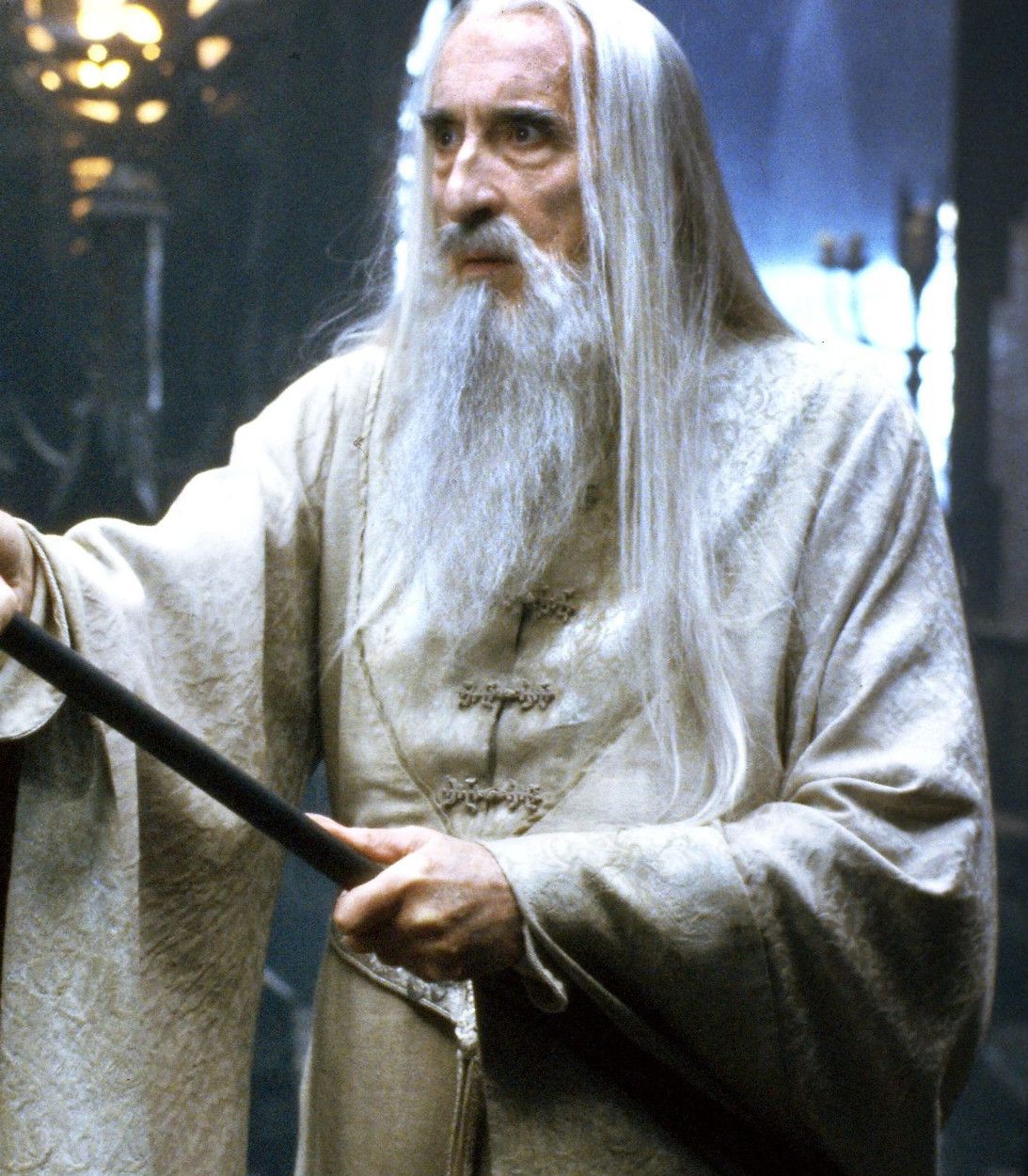 Christopher Lee As Saruman In Lord Of The Rings