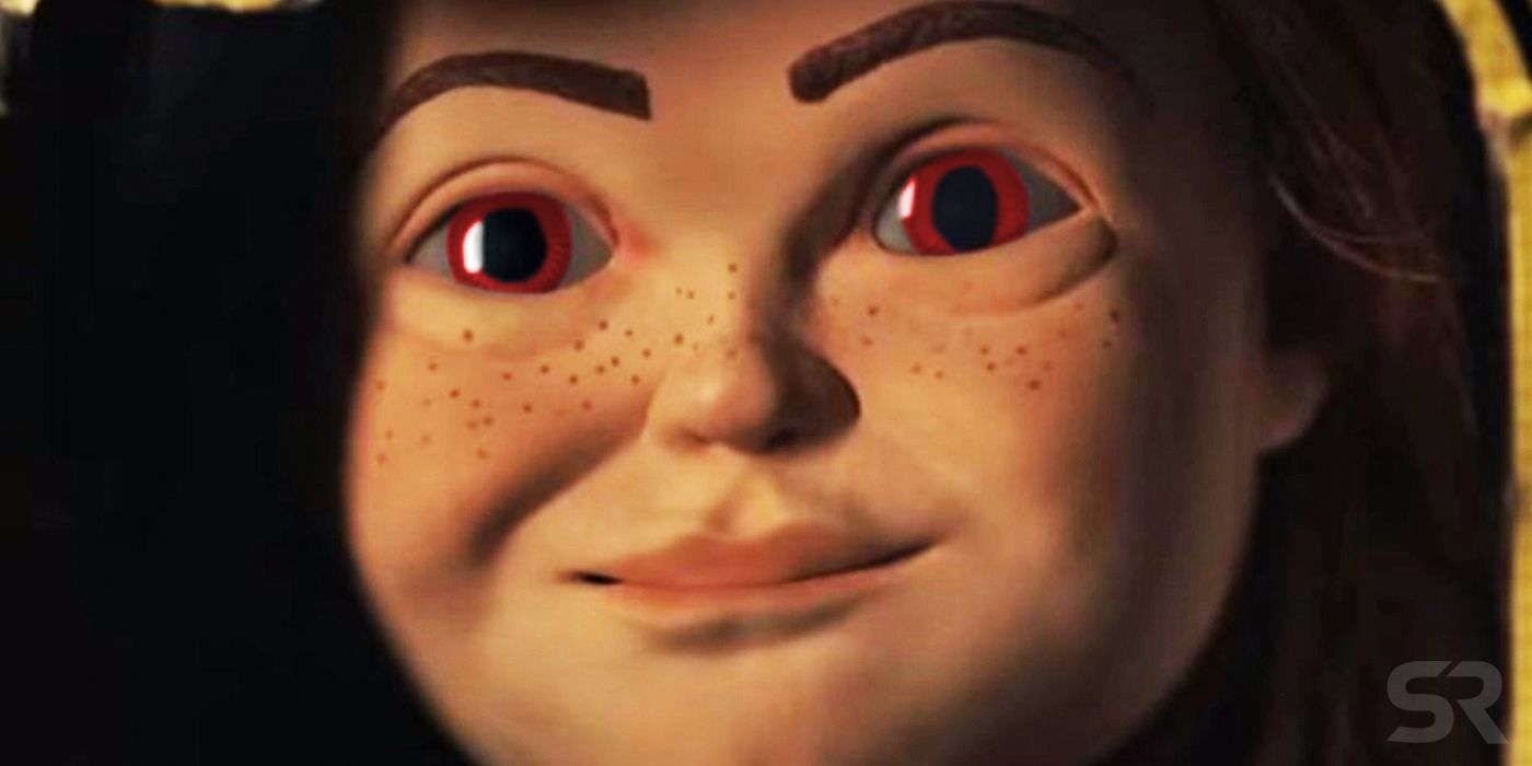 Chucky with Red Eyes in Childs Play