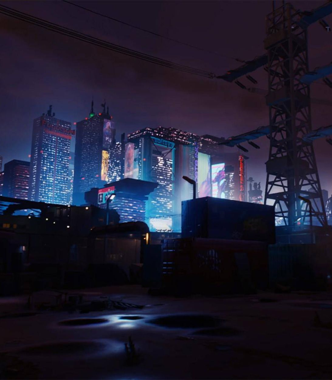 Cyberpunk 2077 City Vertical