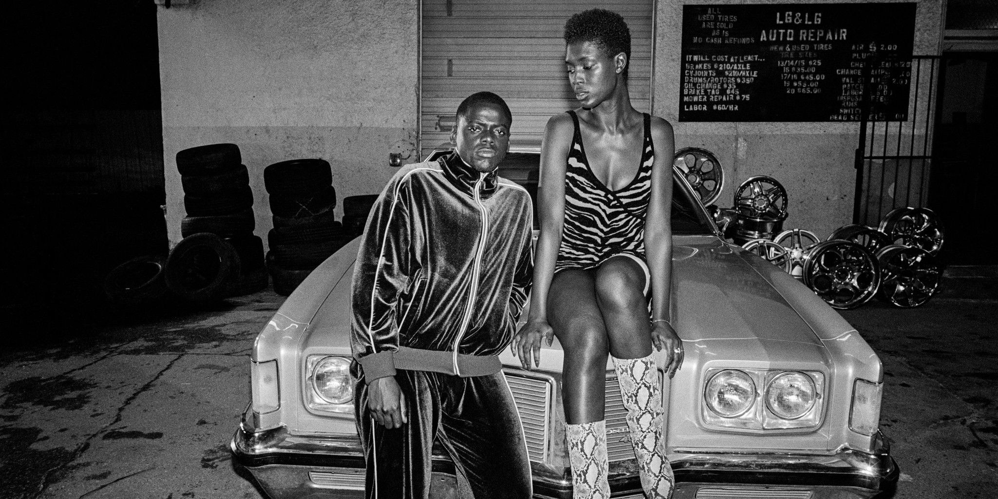 Daniel Kaluuya and Jodie Turner Smith in Queen and Slim 2019