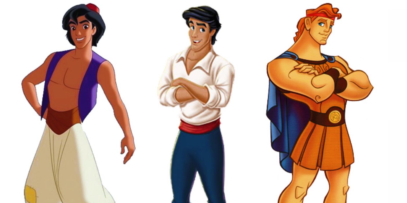 Disney Heroes Aladdin Prince Eric And Hercules