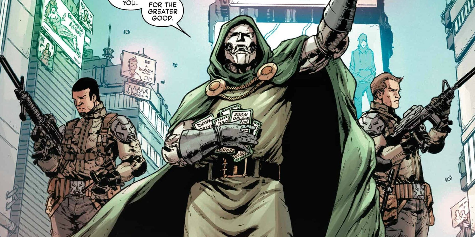 Doctor Doom in Old Man Quill Comic