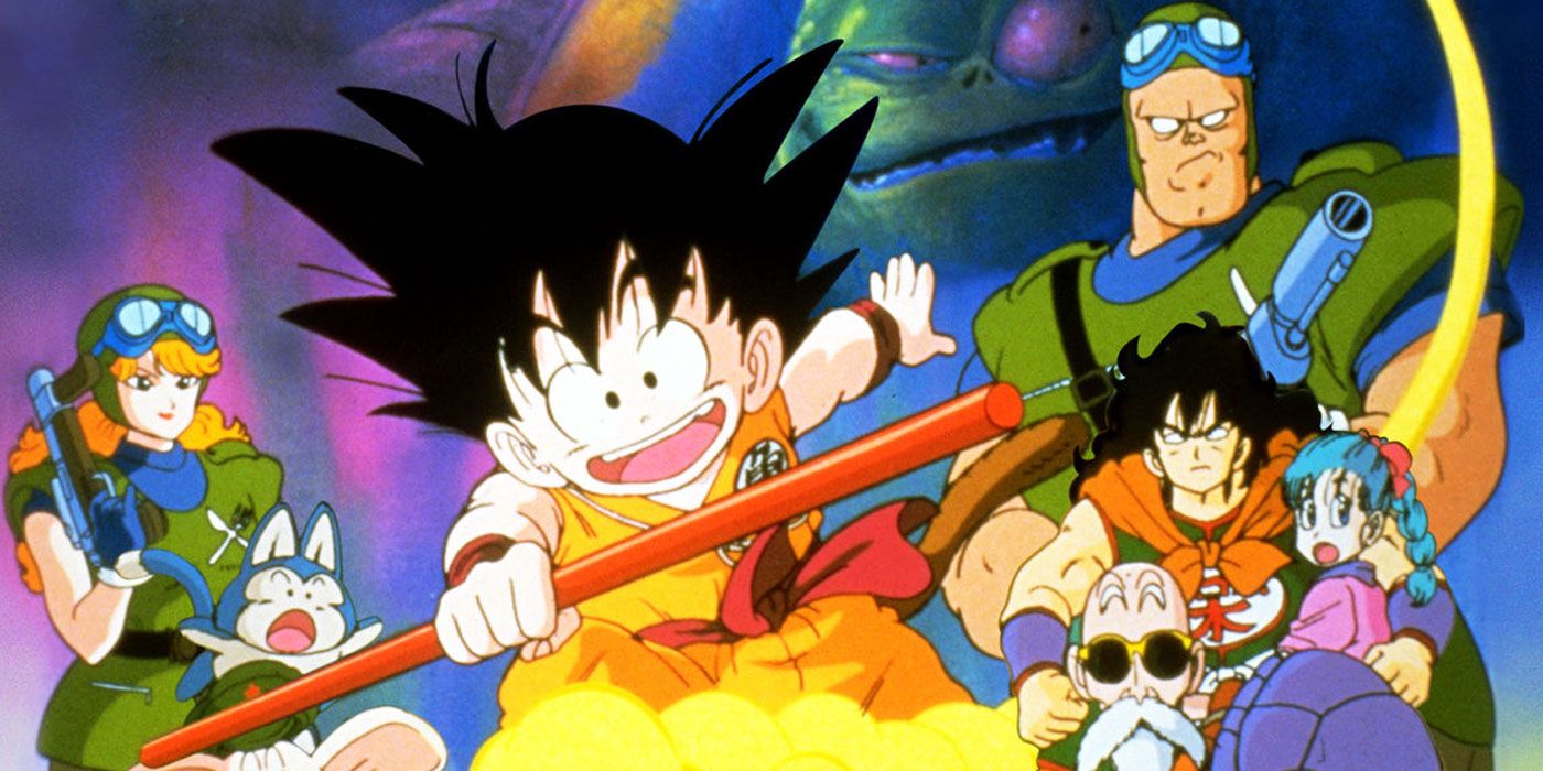 Characters together from Dragon Ball Curse of the Blood Rubies