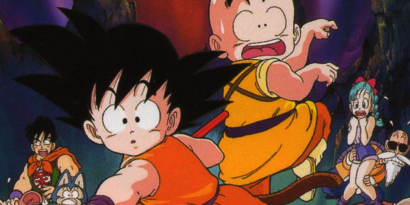 Goku and Krillin in Dragon Ball: Sleeping Princess In Devil’s Castle (1987)