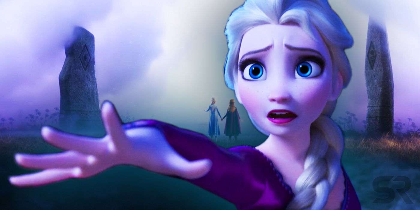 Elsa and Runes in Frozen 2