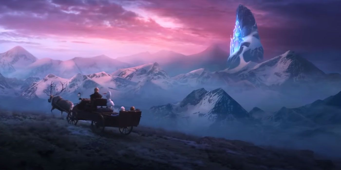 Elsas Castle in Frozen 2