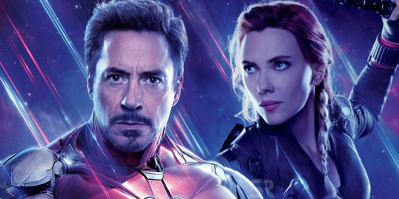 Endgame Tony Stark and Natasha Romanoff