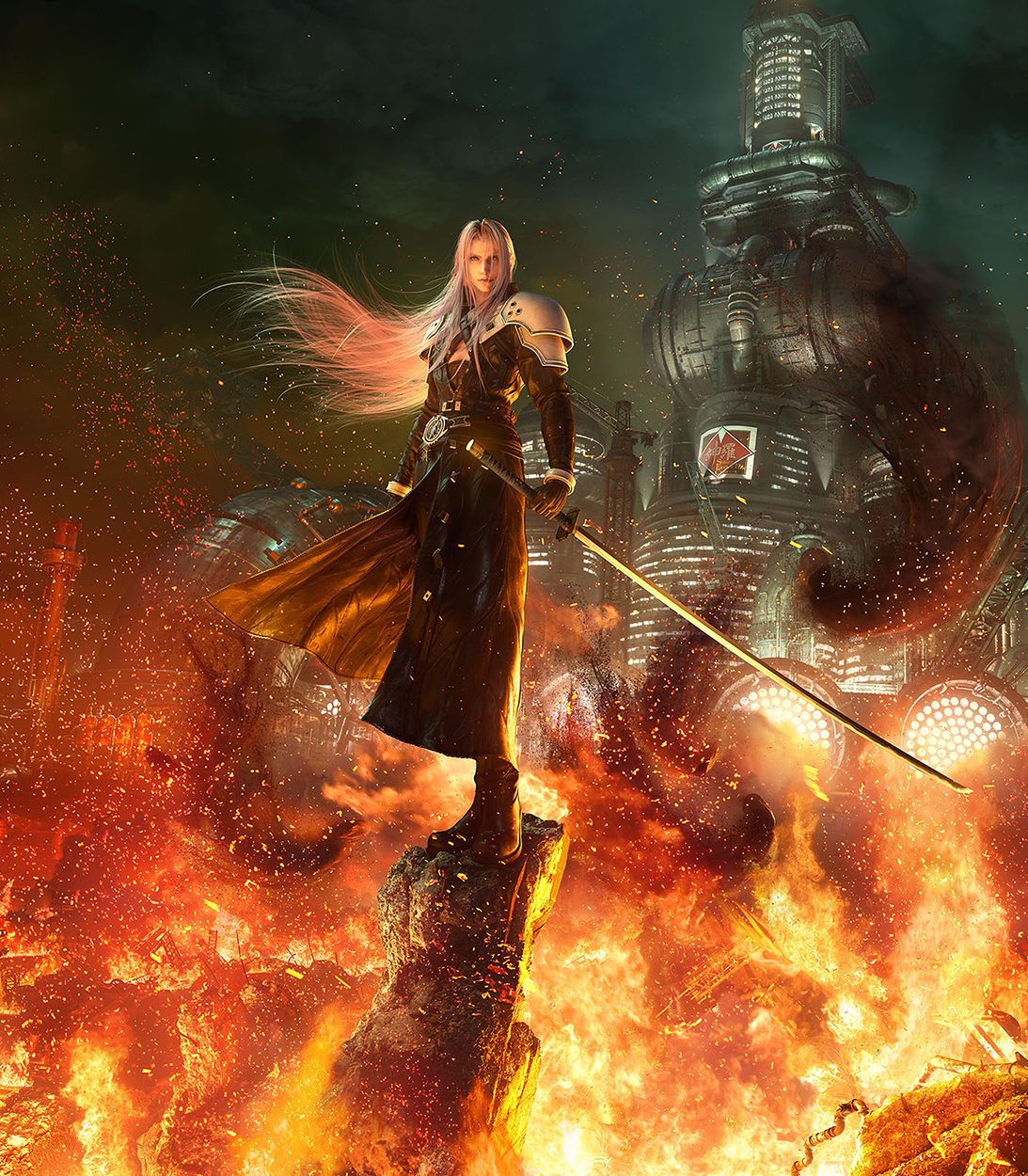 Final Fantasy 7 Remake Sephiroth - Vertical