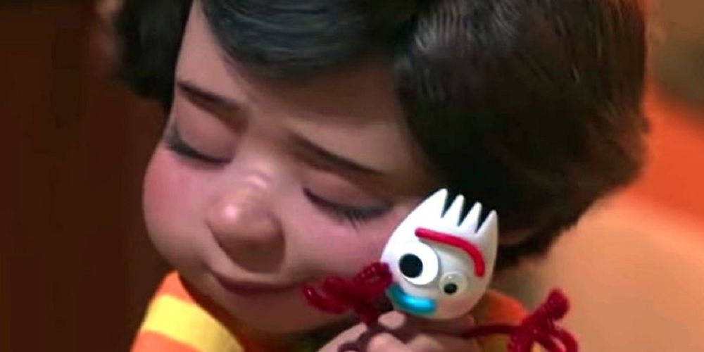 Forky and Bonnie in Toy Story 4
