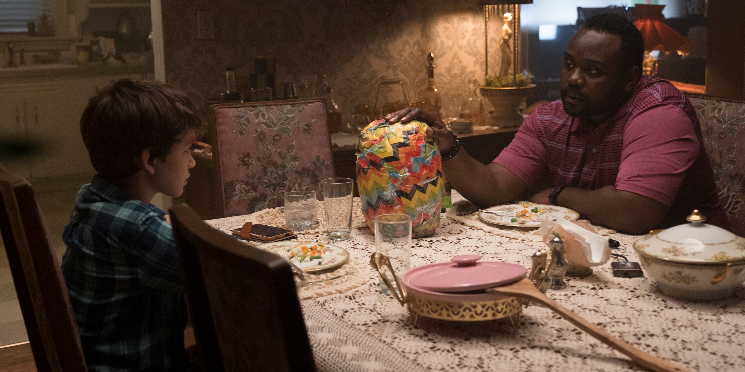 Gabriel Bateman and Brian Tyree Henry in Child's Play 2019