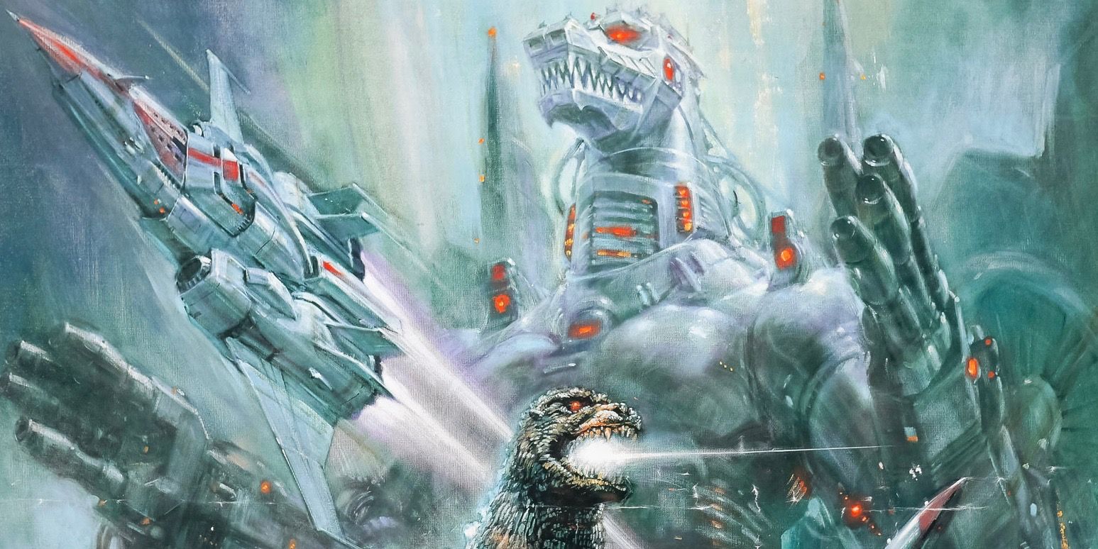 Godzilla vs Mechagodzilla II Cropped Poster