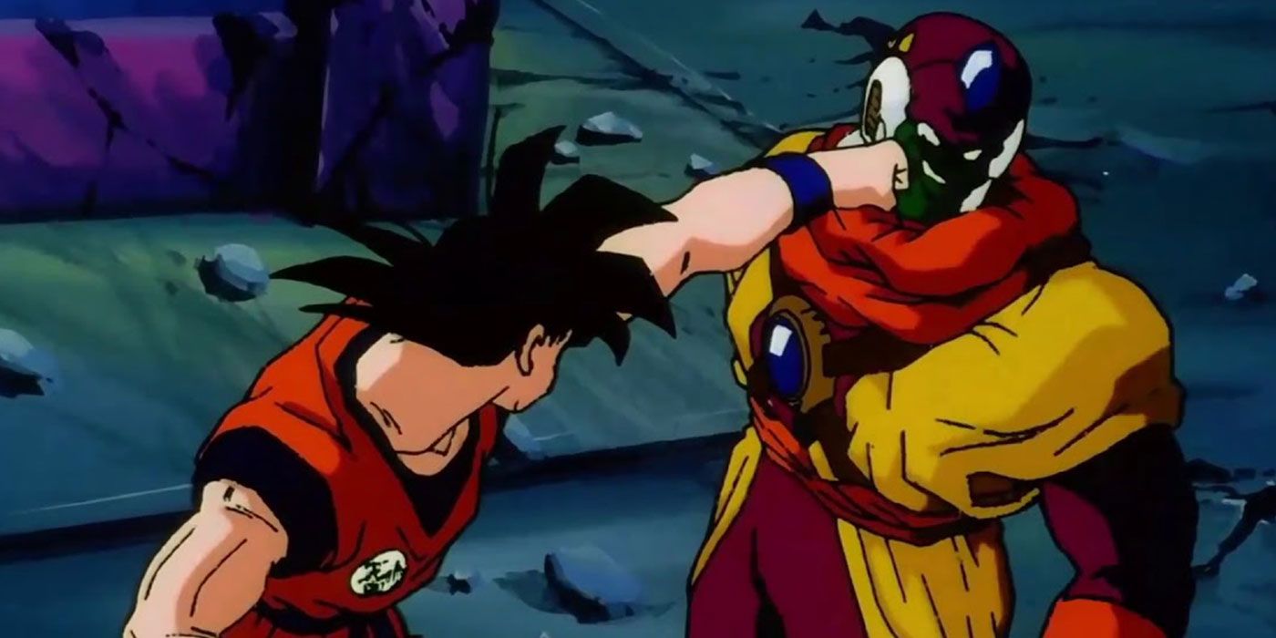 Goku fighting in Dragon Ball Z: Lord Slug (1991)