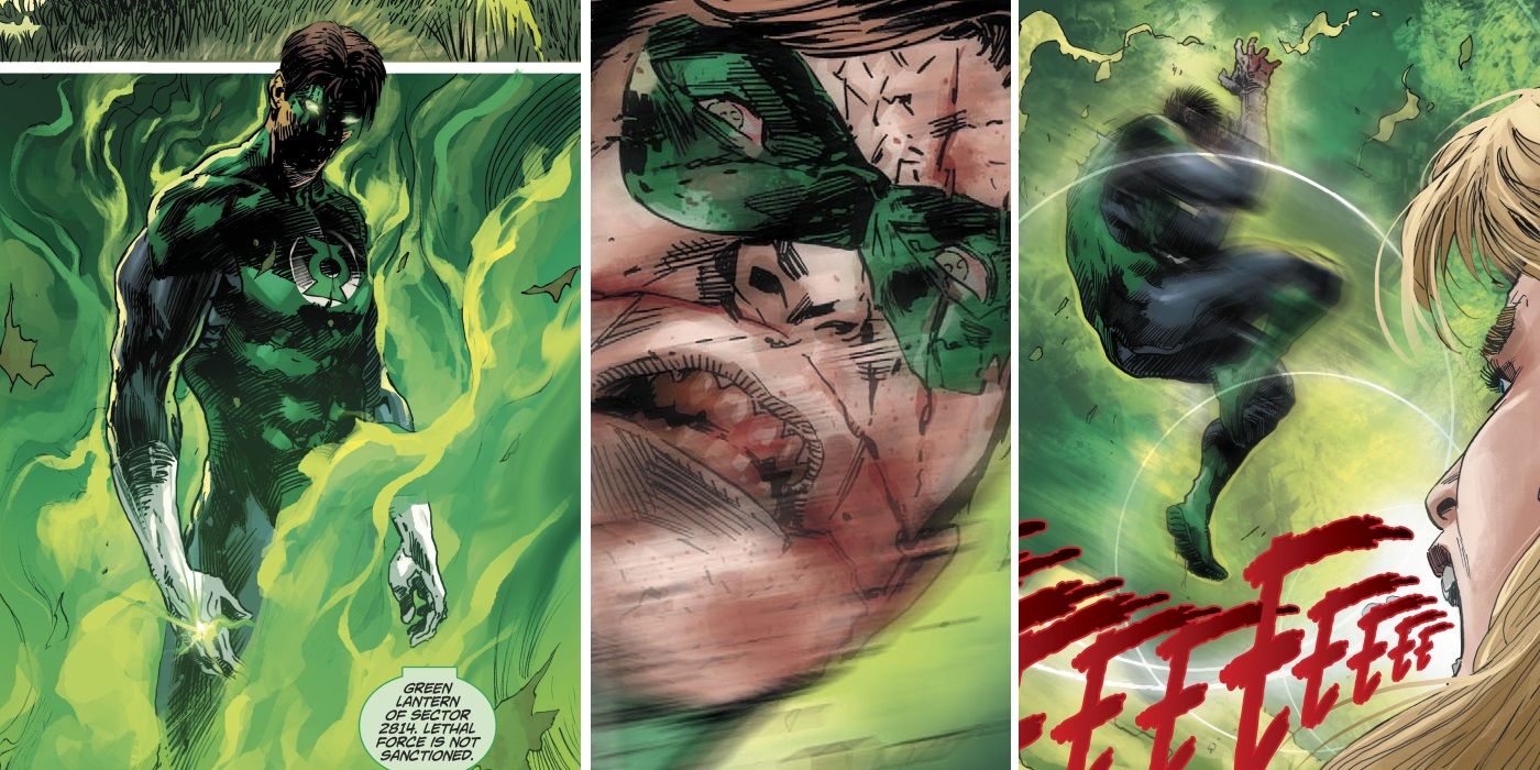 Green Lantern in DCeased Comic Zombie
