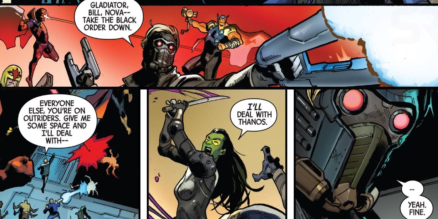 Guardians of the Galaxy Attack Comic