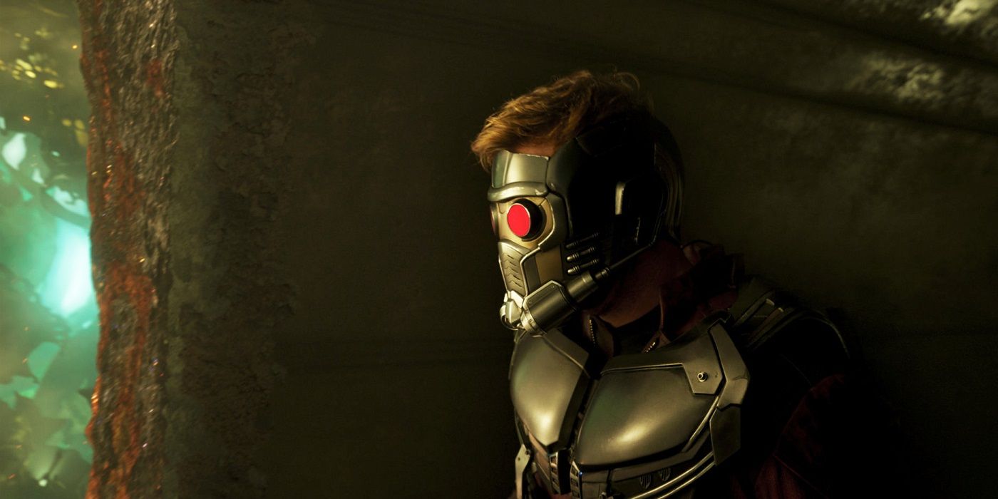 Guardians of the galaxy volume 2 Star lord with helmet