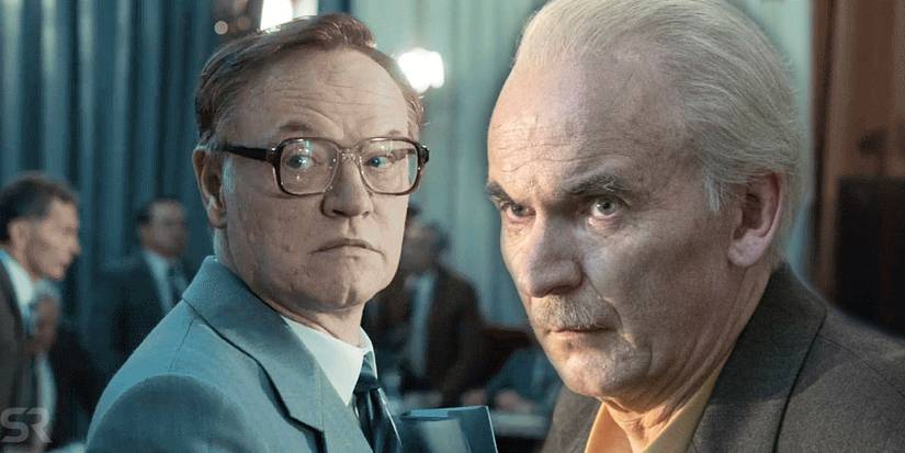 HBO Chernobyl Jared Harris as Valery Legasov and Paul Ritter as Anatoly Dyatlov