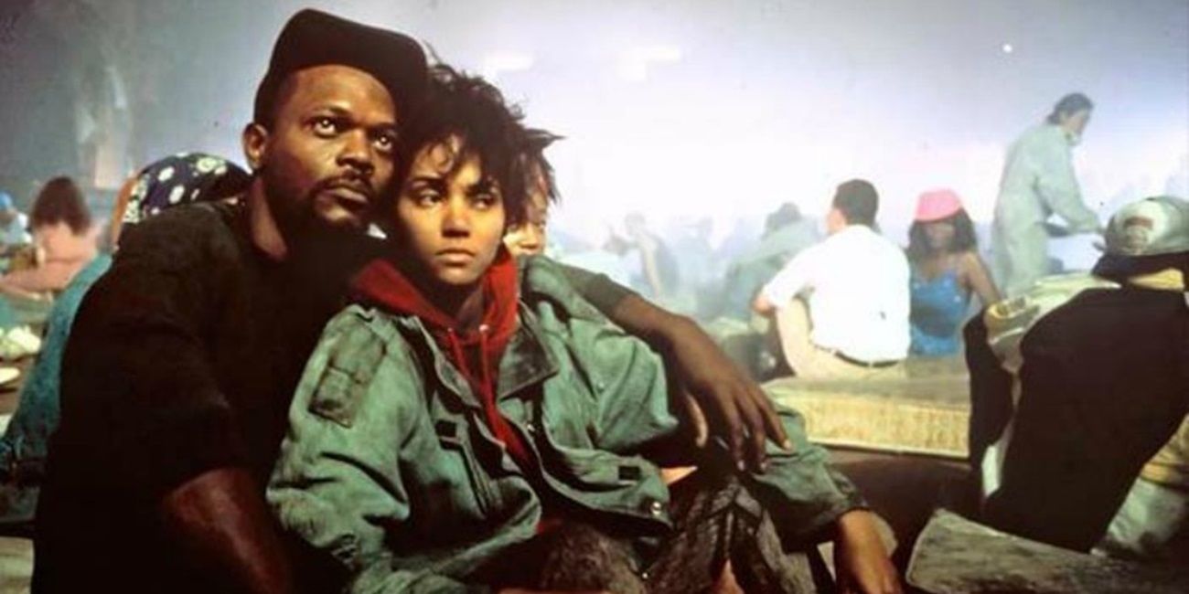 Halle Berry and Samuel L Jackson in Jungle Fever