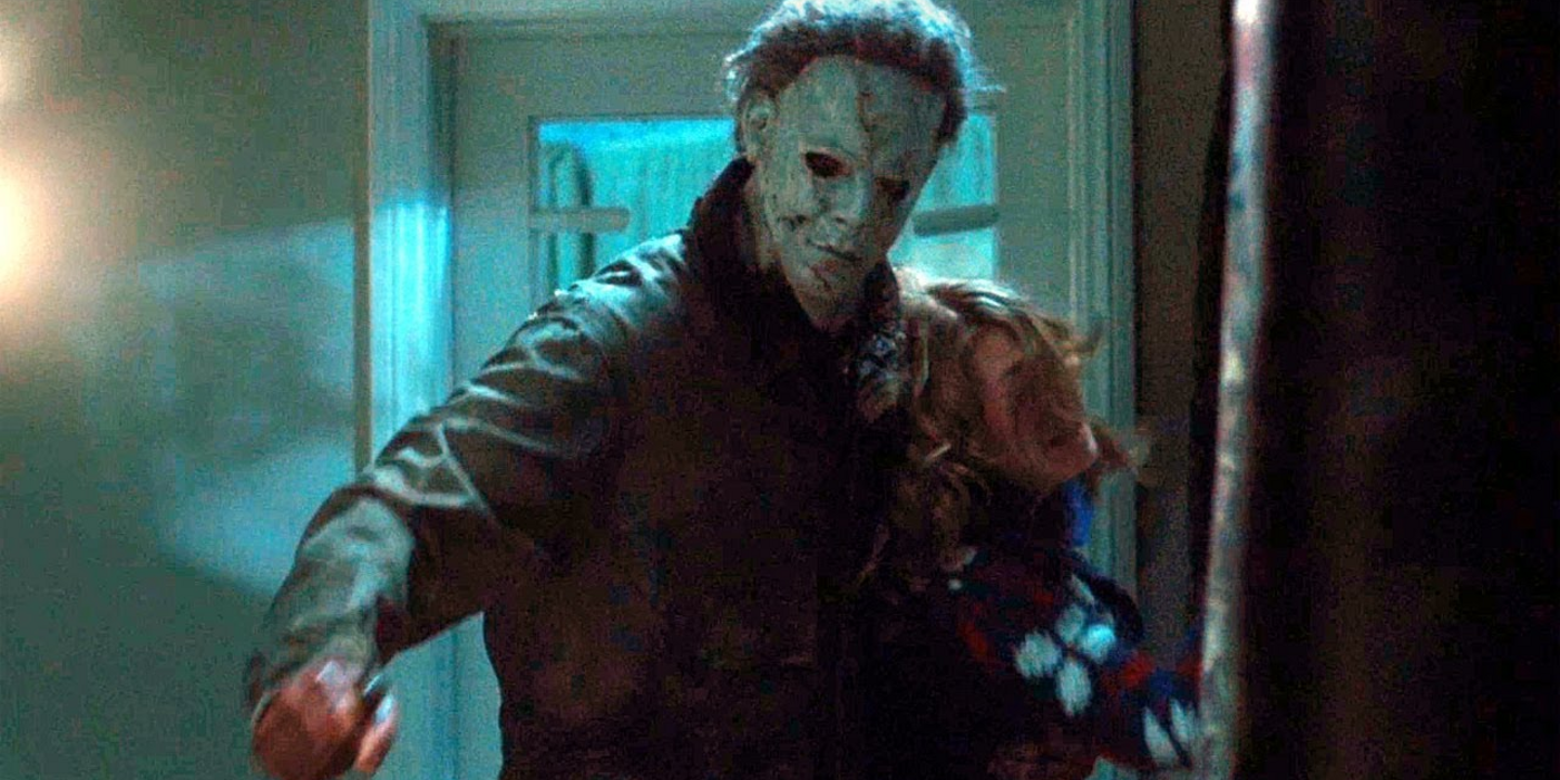 Tyler Mane and Scout Taylor Compton In Halloween 