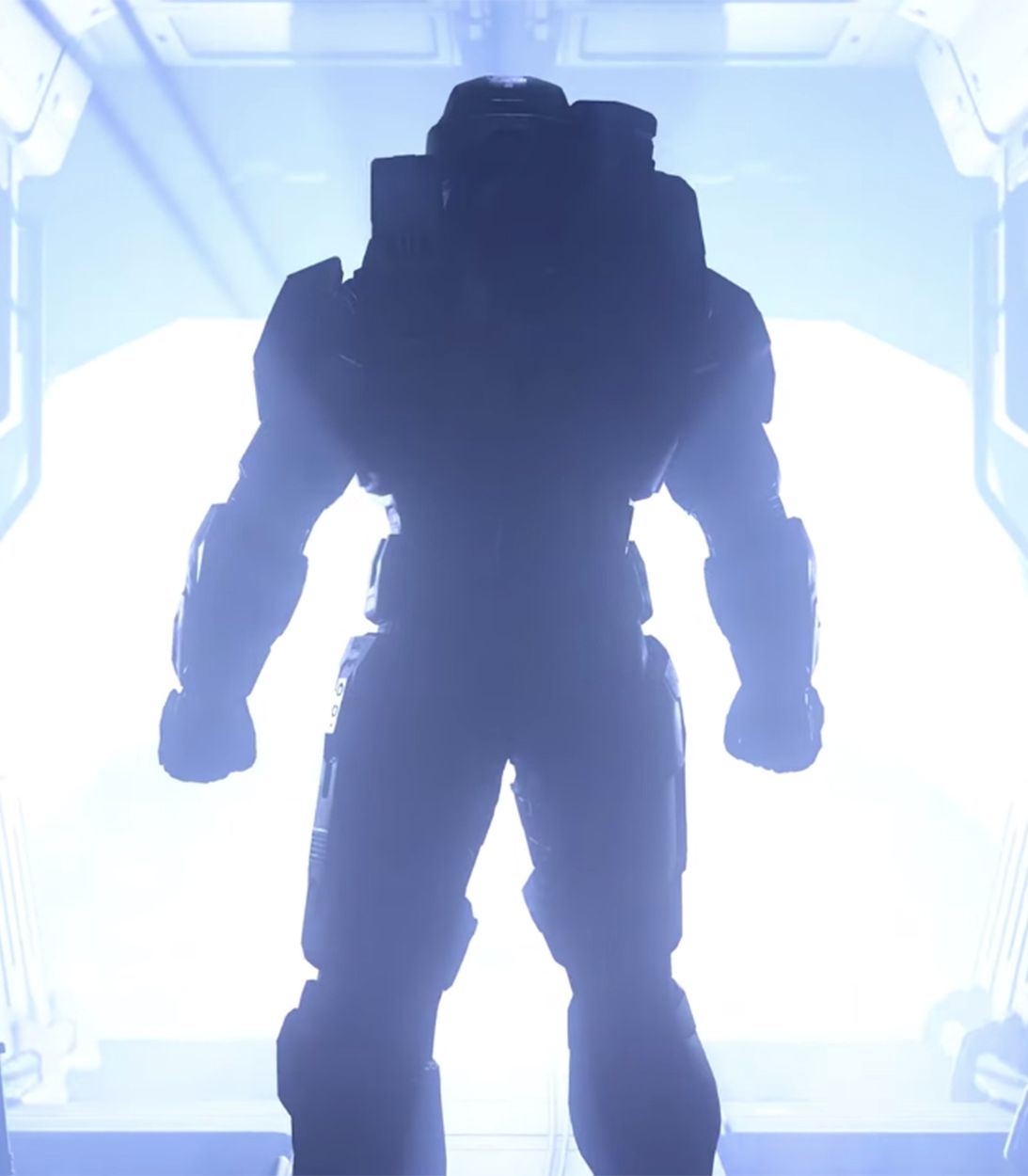 Halo Infinite Master Chief Backlit - Vertical