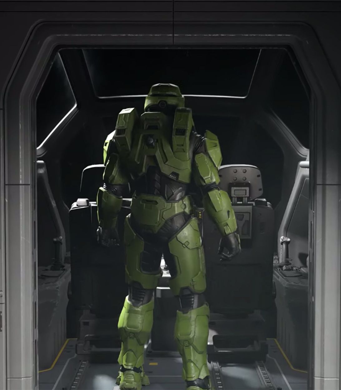 Halo Infinite Master Chief Doorway - Vertical