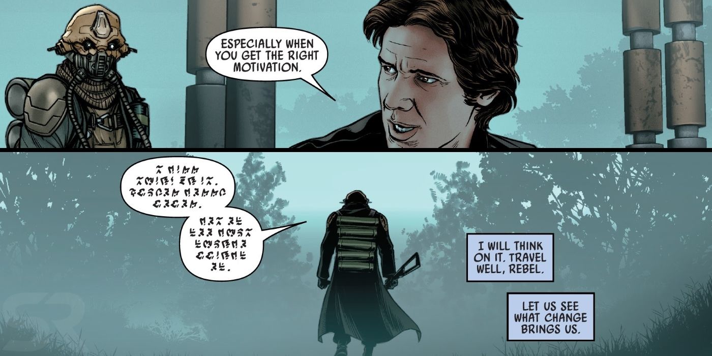 Han Solo Comic With Benthic