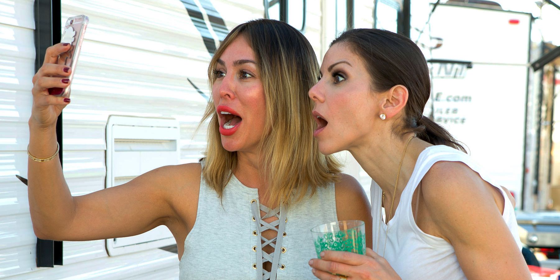 Heather Dubrow and Kelly Dodd The Real Housewives of Orange County