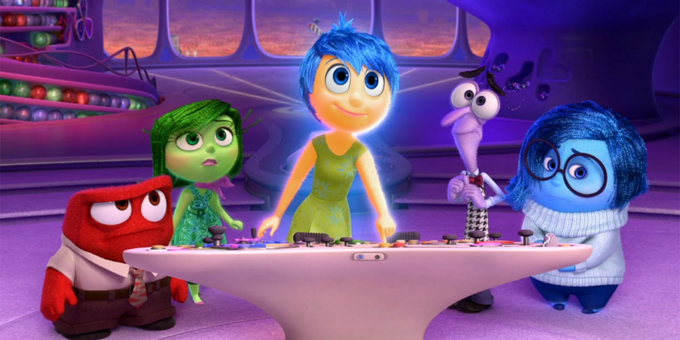 Os sentimentos de Riley em sua sede em Inside Out da Pixar