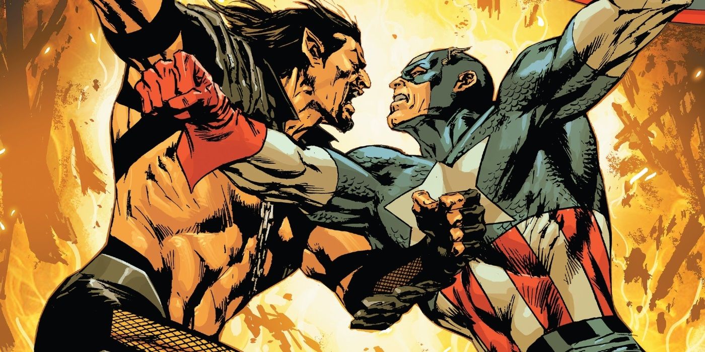 Namor fights Captain America in The Invader comics