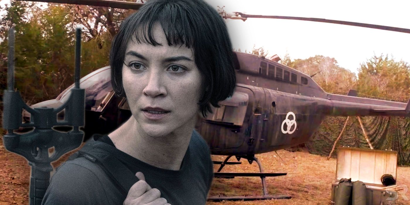 Isabelle and the Helicopter in Fear the Walking Dead