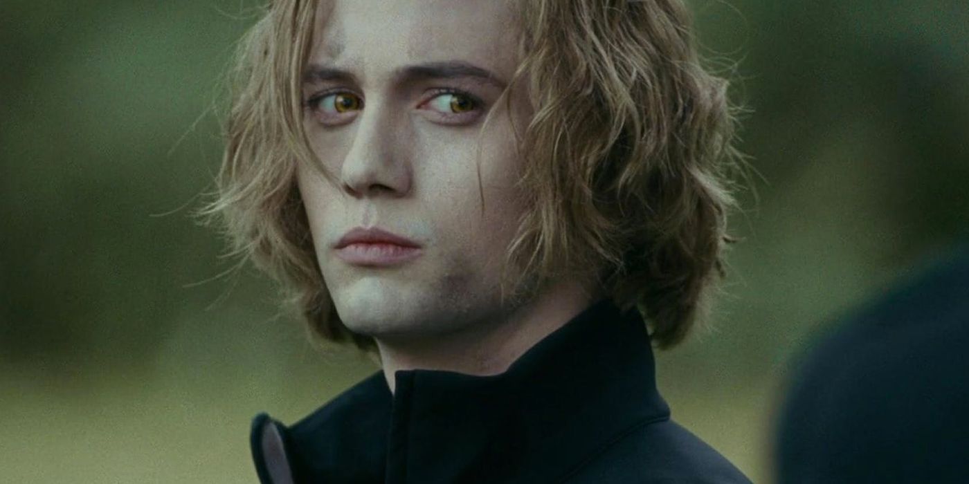 Jasper Hale in Twilight looking sullen and slightly off camera.