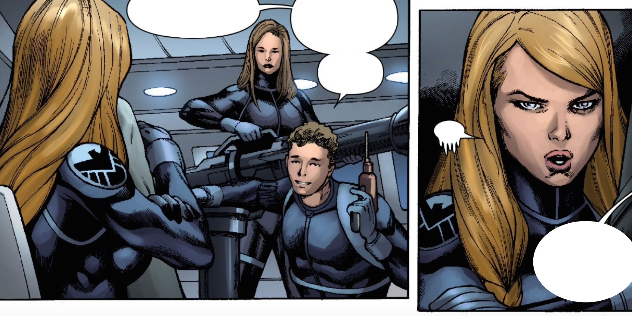 Jemma And Fitz Meet Valkyrie In SHIELD Issue 1