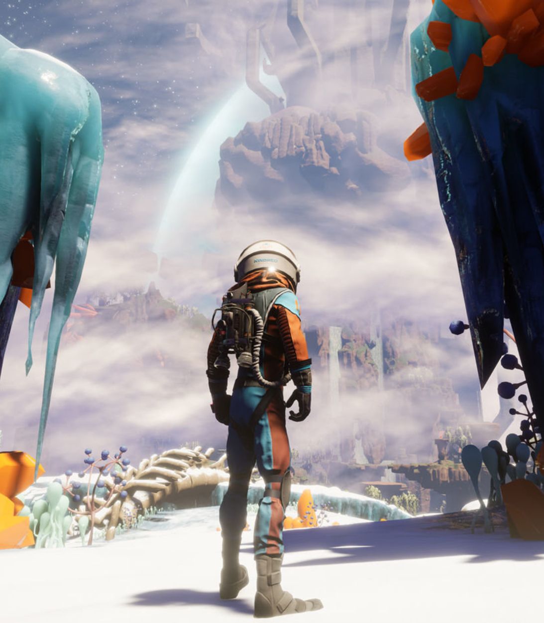 Journey to the Strange Planet Frozen Vertical
