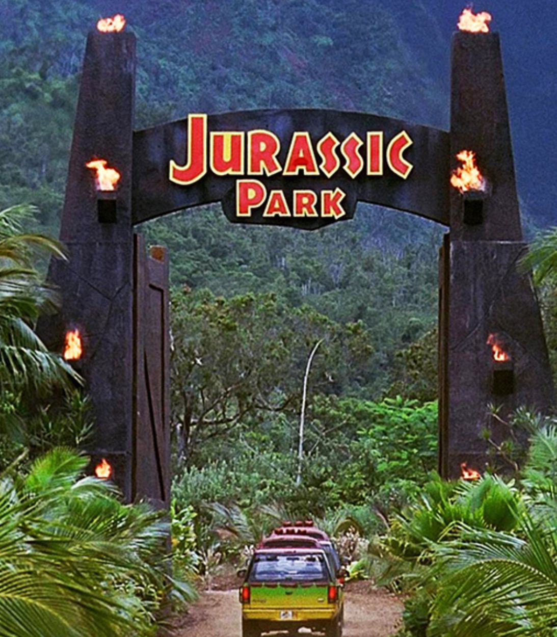 Jurassic Park gate vertical