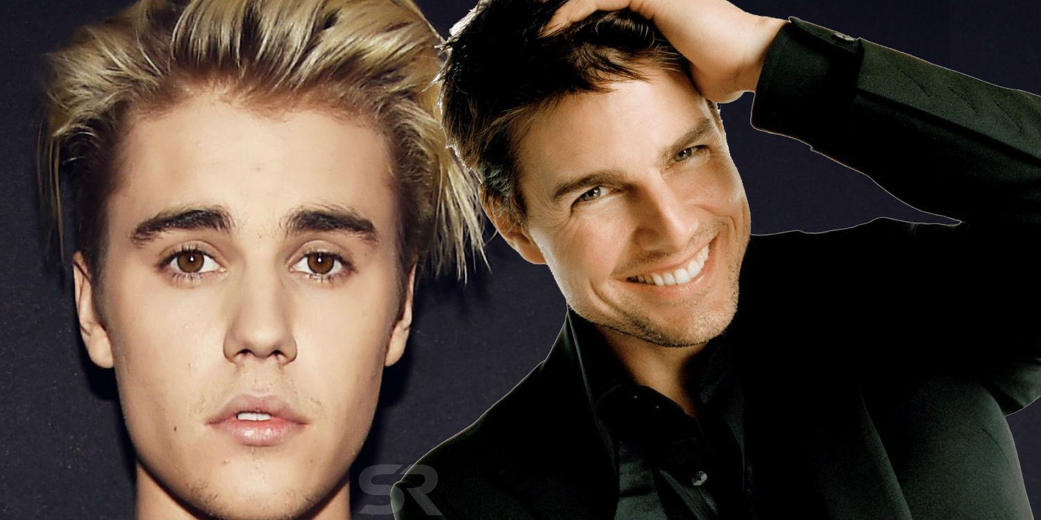 Justin Bieber and Tom Cruise