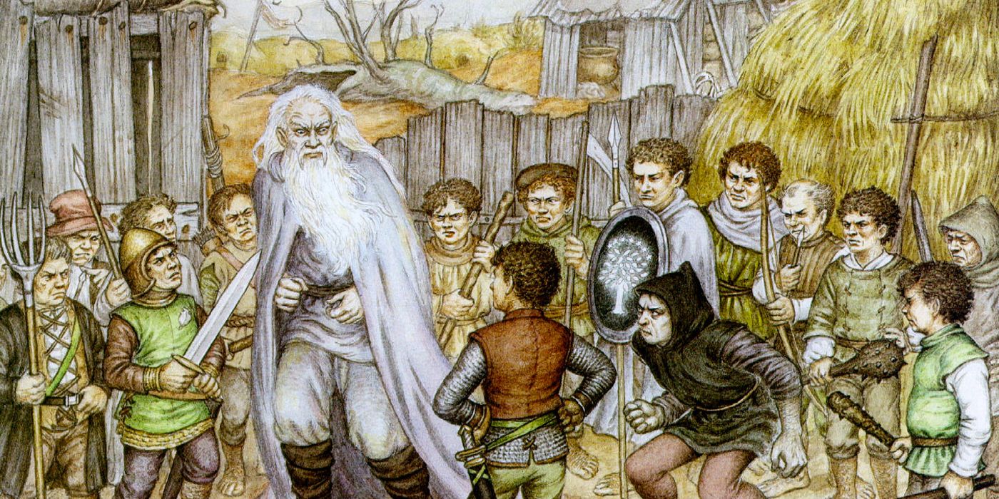 Lord of the Rings Scouring of the Shire Illustration