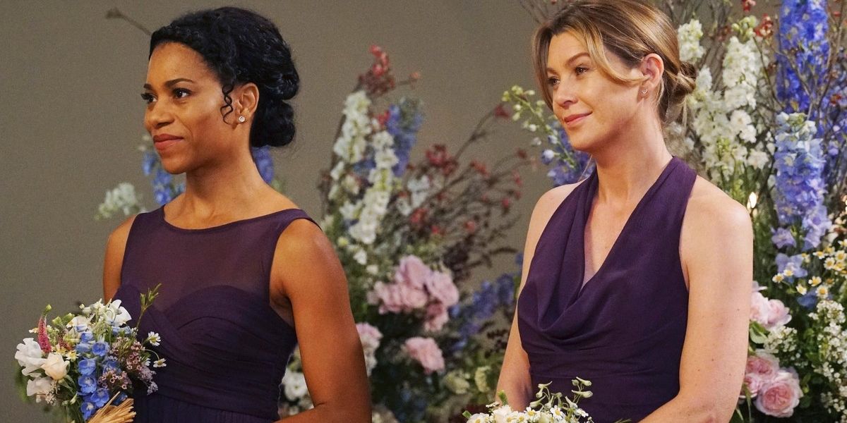 Meredith and Maggie stood with each other at a wedding