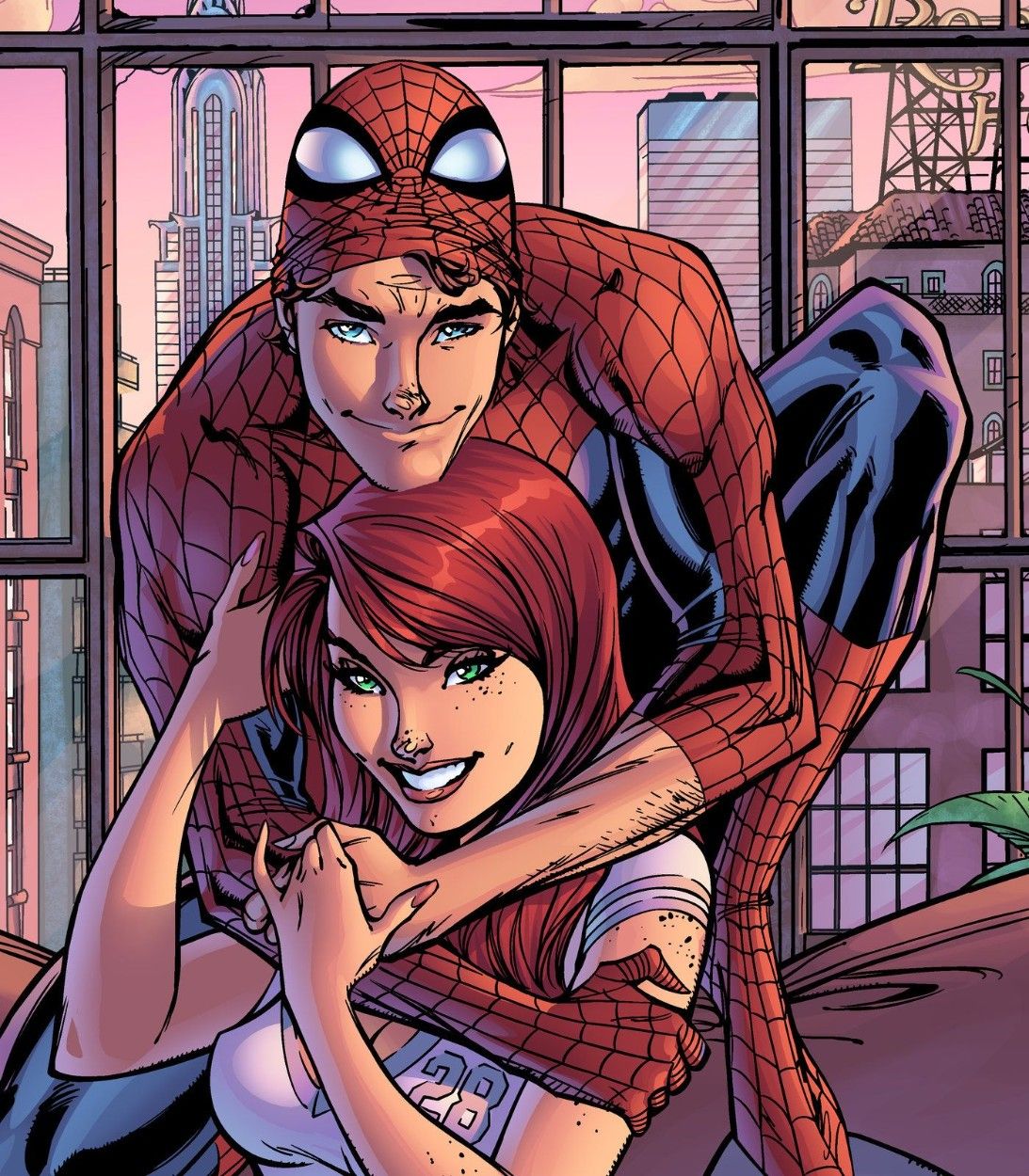 Mary Jane and Spider-Man comics Vertical