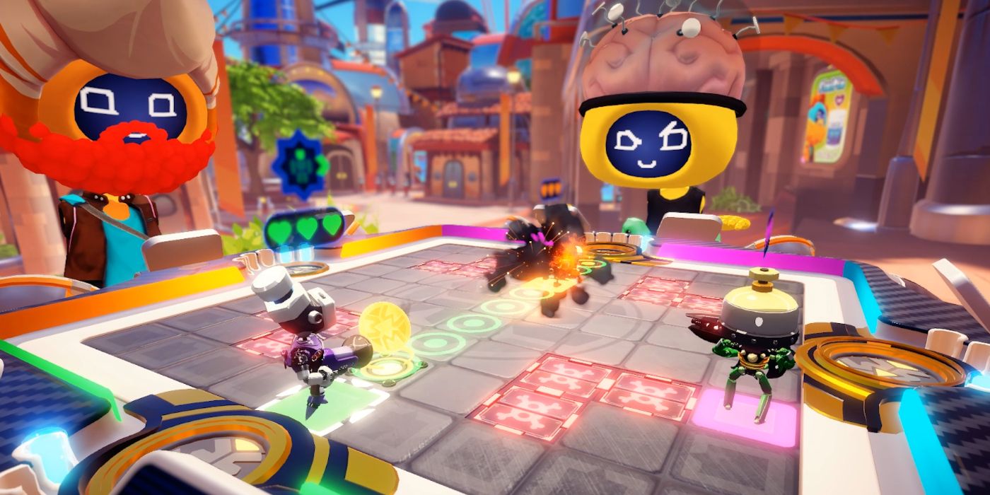 Mini-Mech Mayhem PS VR Review Four Players