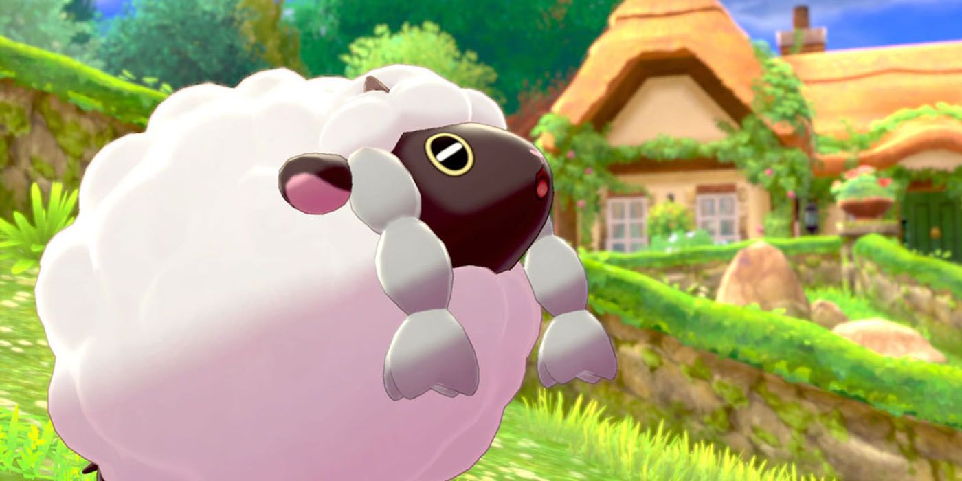 Wooloo crying in Pokémon Sword and Shield
