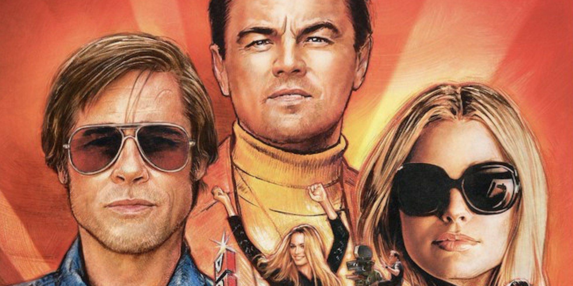 Poster Once Upon A Time In Hollywood Sur Toile - Déco Murale 30x45 Cm - Style Vintage Et Moderne Pour Salon