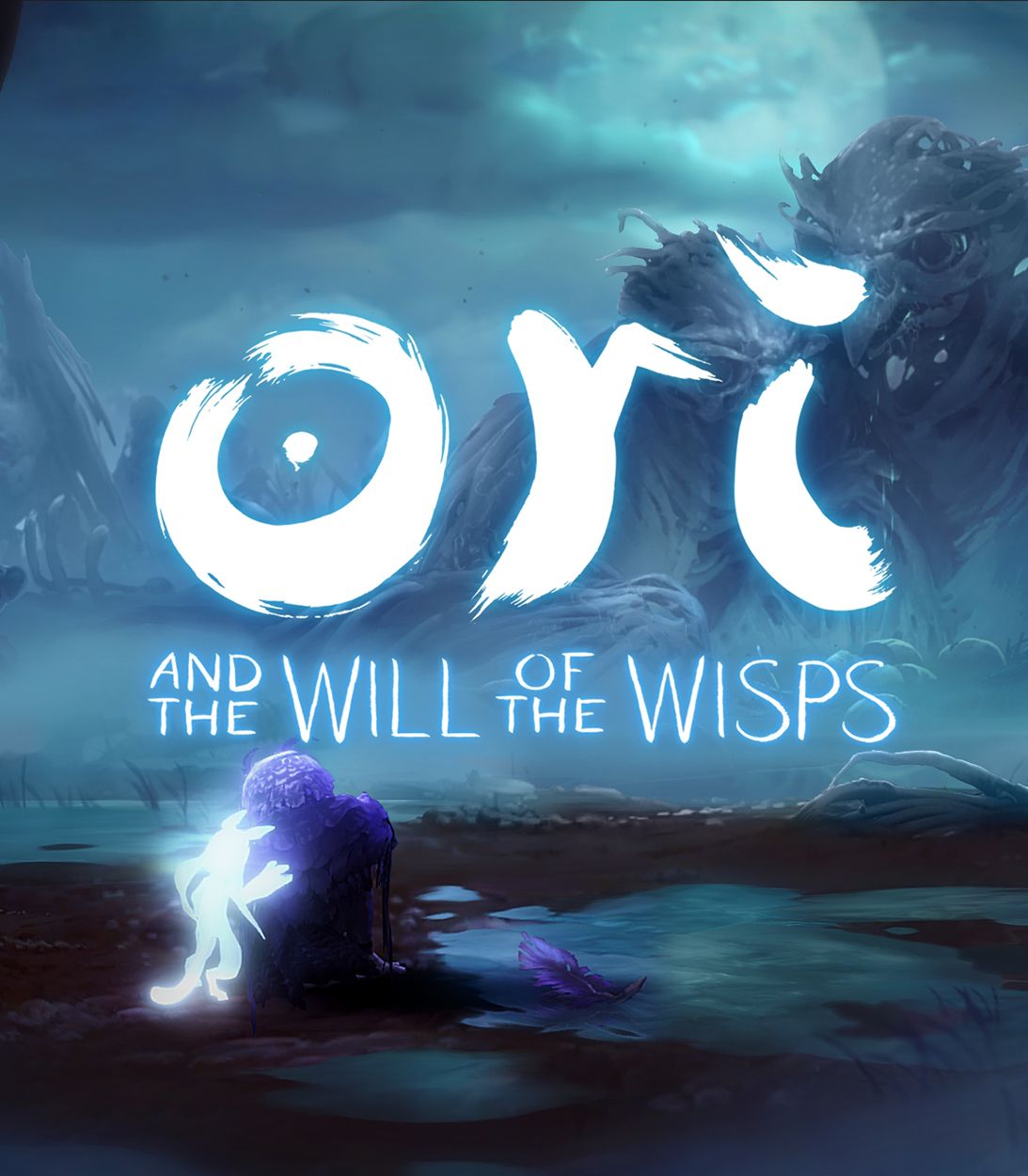 Ori and the Will of the Wisps Logo - Vertical