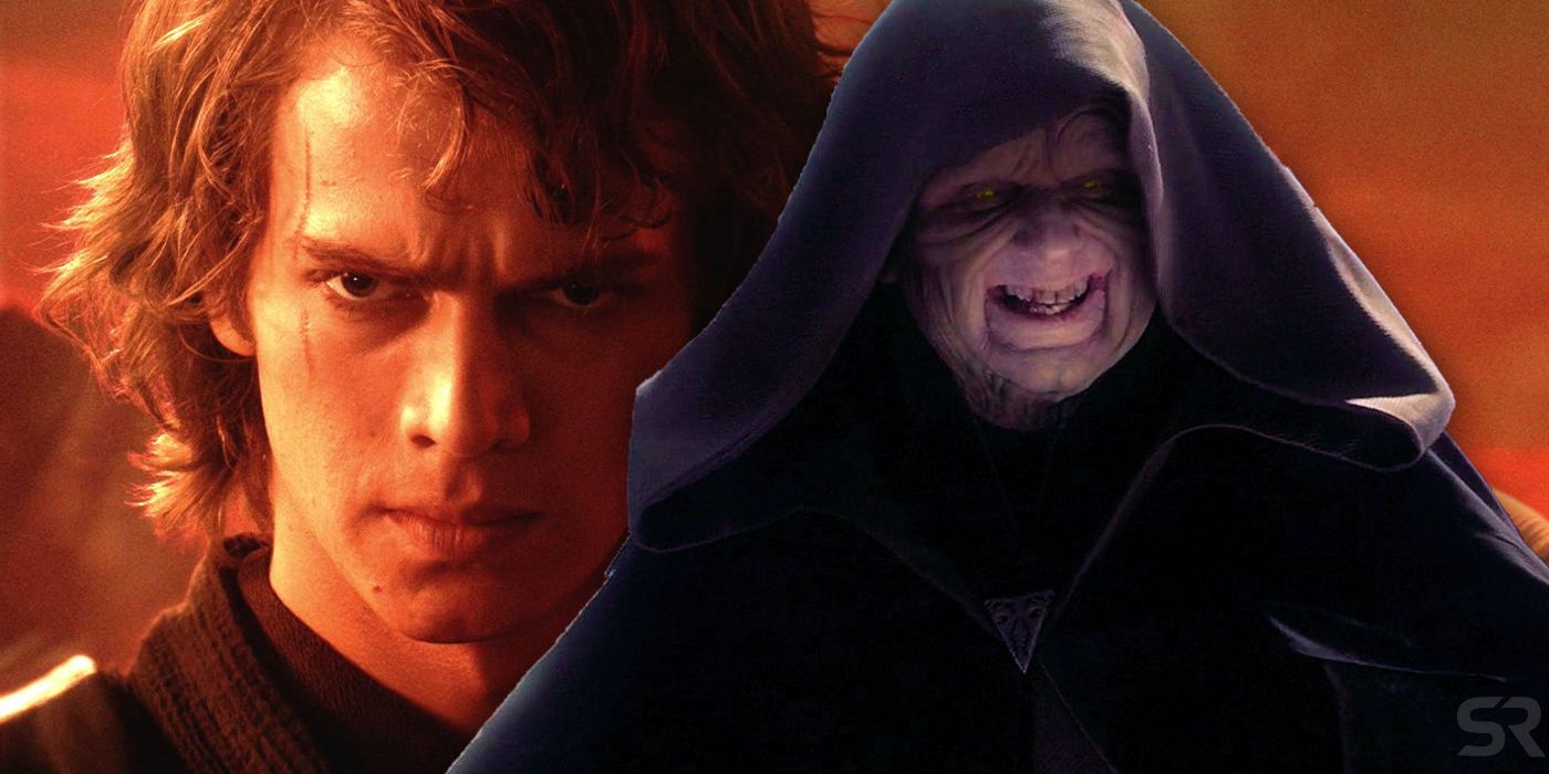 Palpatine e Anakin Skywalker em Star Wars A Vingança dos Sith