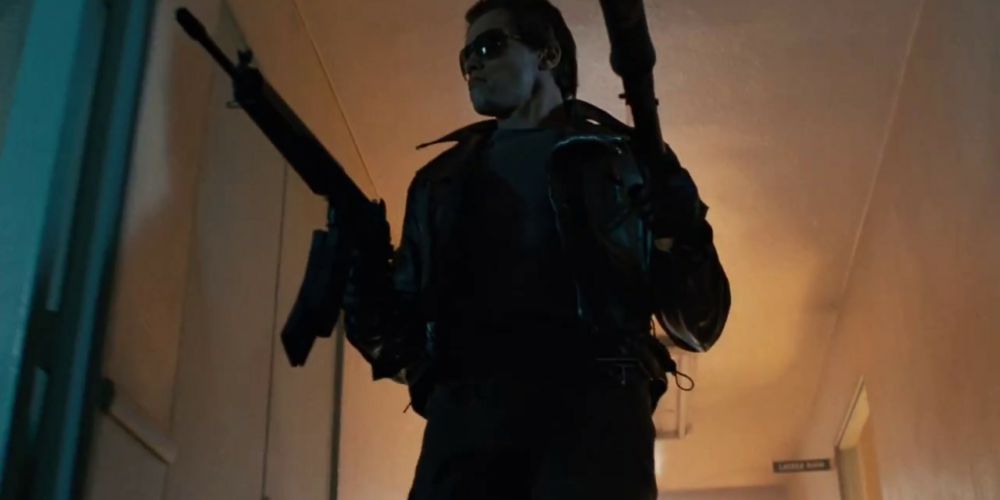 Police Station Shootout - The Terminator