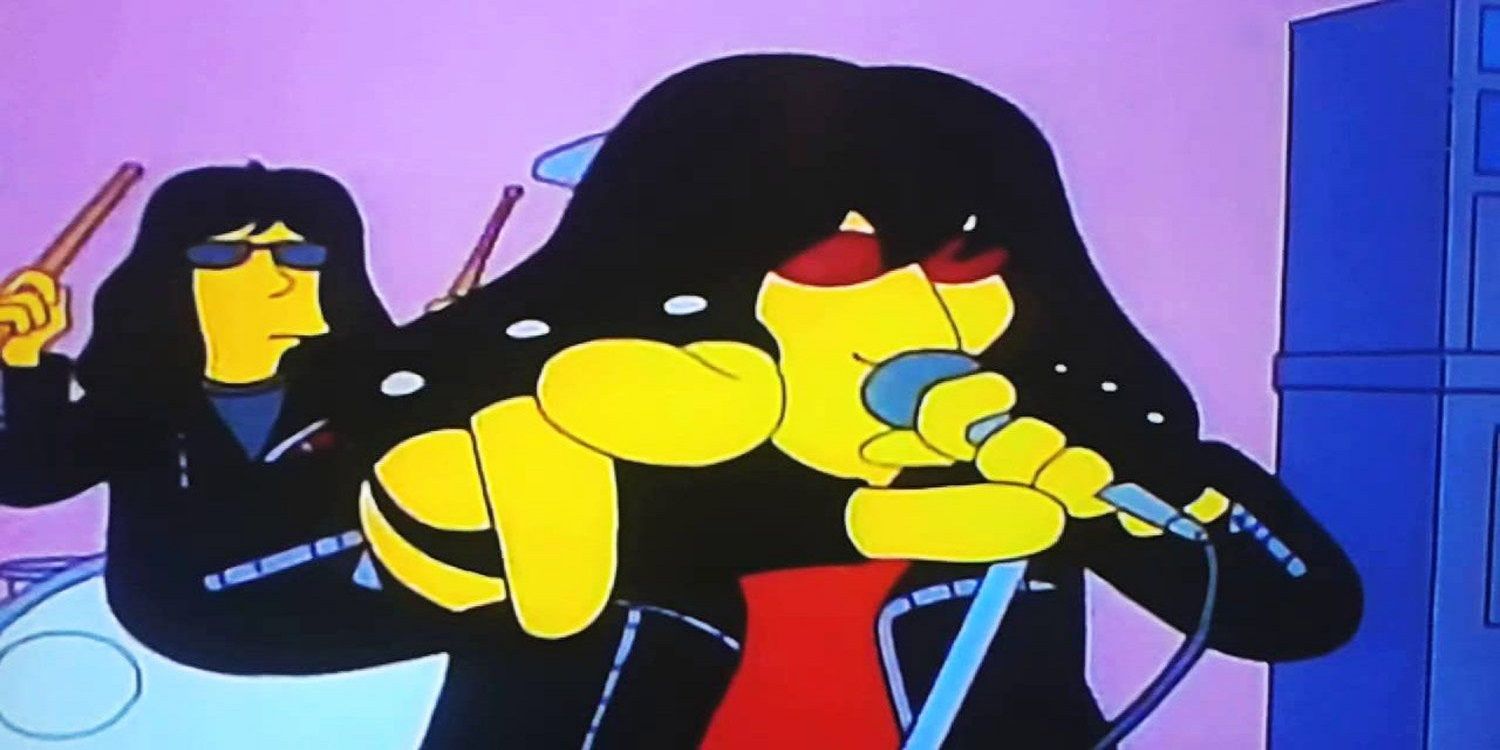 The Ramones playing in The Simpsons